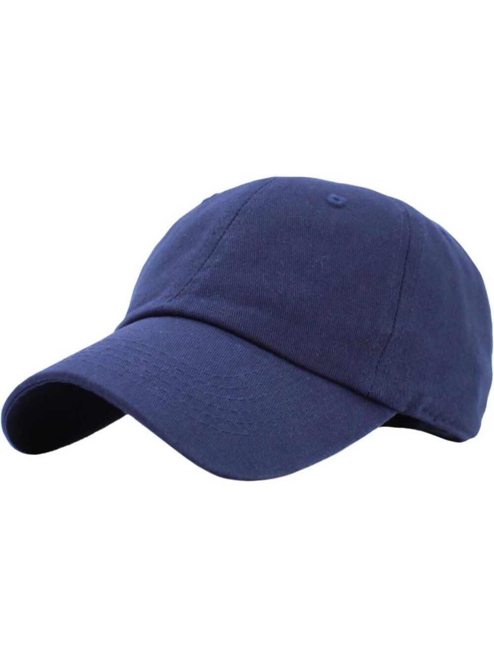 〽️Unisex Navy Adjustable Low Crown Baseball Cap Classic Cotton Plain Dad Hat